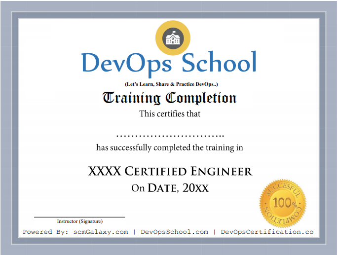 DevOpsSchol Certificates