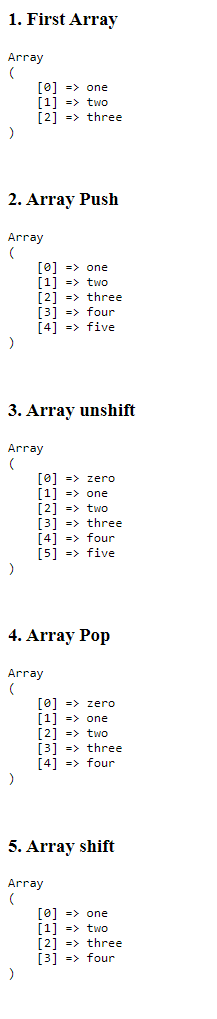 How adding array PHP in different ways? DevOpsSchool.com