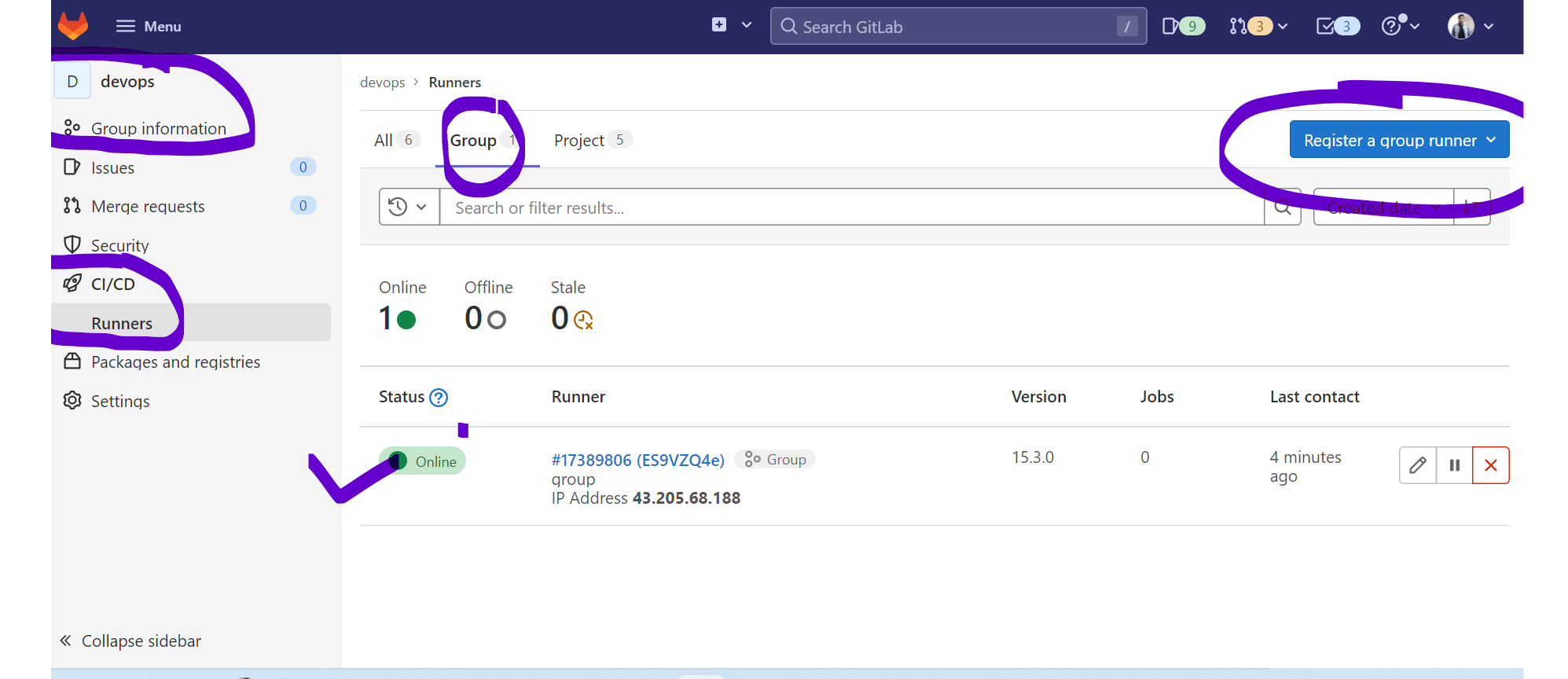 GitLab Tutorials How to setup and run GitLab Runner with Group